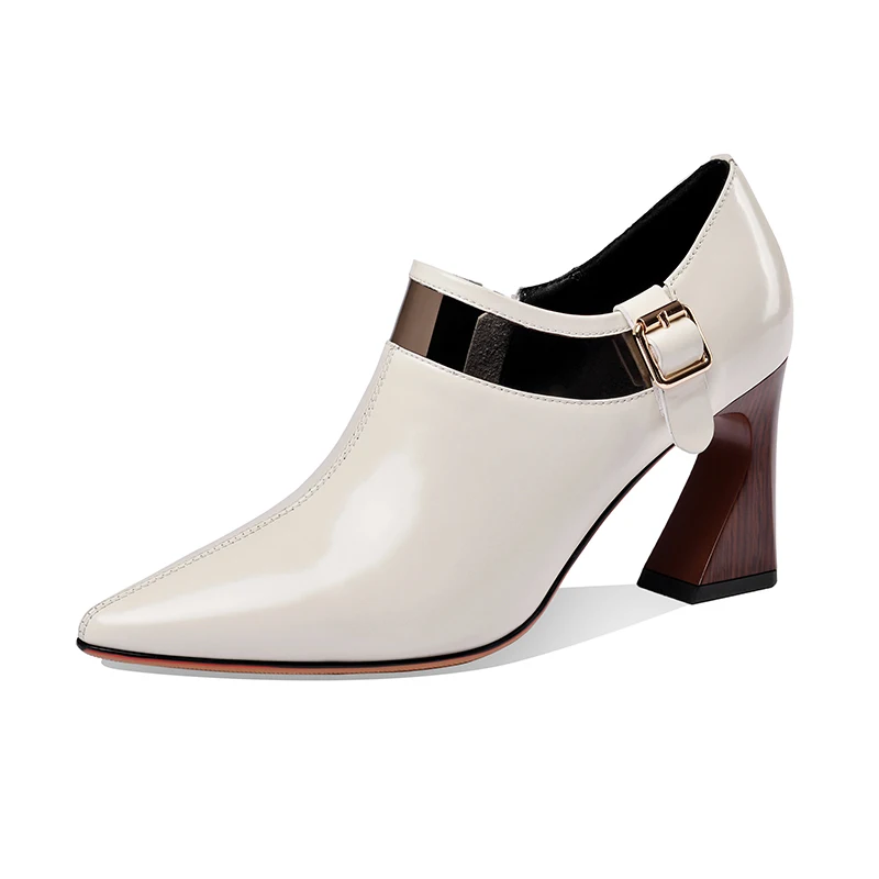 Новинка 2020 женские офисные туфли-лодочки Брендовая женская необычная свадебная