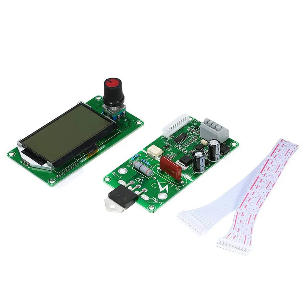 

100A LCD Digital Double Pulse Encoder Spot Welder Control Board Module DIY For 18650 Lithium Battery