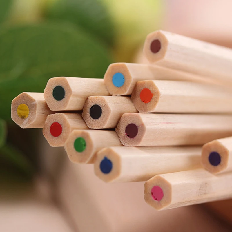 12 шт./компл. цветной карандаш Raindow разные цвета деревянные карандаши