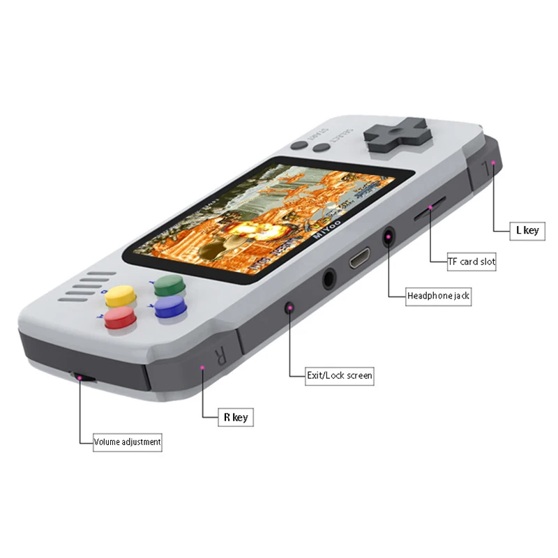 Портативный игровая консоль 2 4 дюймов прогресс сохранить MicroSD карты из ткани
