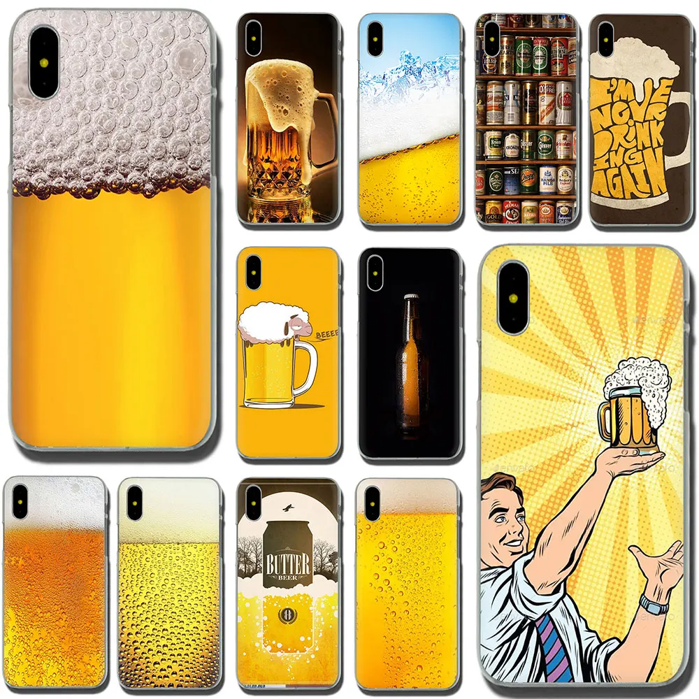 World Beers Alcohol Summer Bubble Твердый чехол для телефона iPhone 6 6S Plus 7 8 X XS XR Max|Чехлы-накладки| |