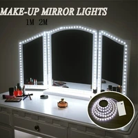 0 5m1m2m led vanity mirror lights kit 30ledsm for dressing table make up mirror light smd 2835 battery led strip decor white