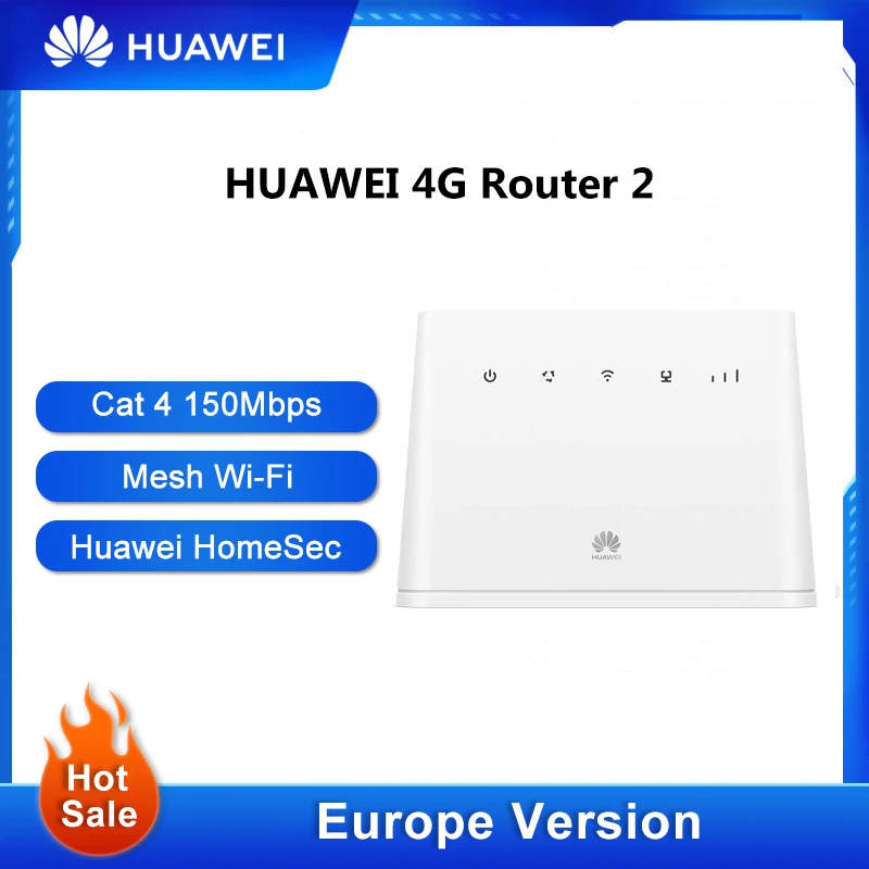 Разблокированный роутер Huawei 4G 2 B311-221 Беспроводной Wi-Fi модем LTE CPE 4 ГГц со слотом