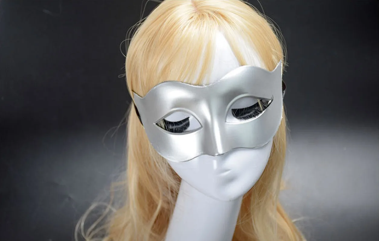 10 шт./лот Черная Женская маскарадная Красивая окрашенная маска для макияжа с