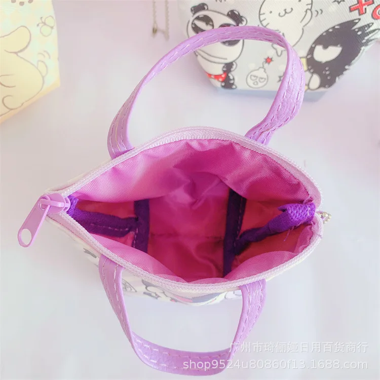 Sanrio клатч Hello Kitty мультяшный Кошелек для монет на молнии Детский кошелек мелодии |