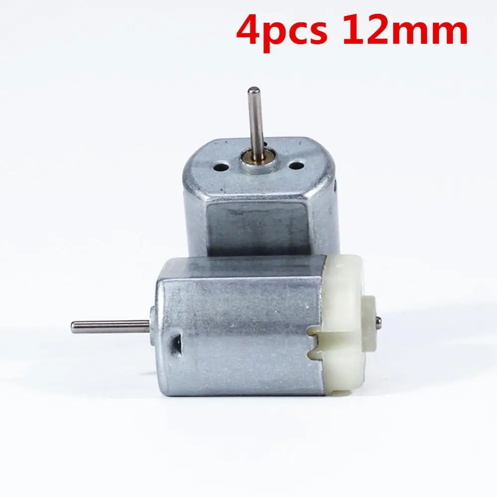 4pcs 12mm 4 шт./лот для Mabuchi FC-280PC-22125 замок двигателя/привод 20 мм длинный вал 280PT 20150 - Название цвета: 4pcs 12mm