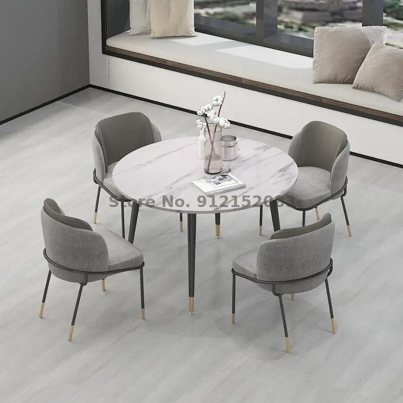 Nordic Light Luxury Dining Chair Back Home Simple Modern Small Apartment Leisure Desk Makeup | Мебель