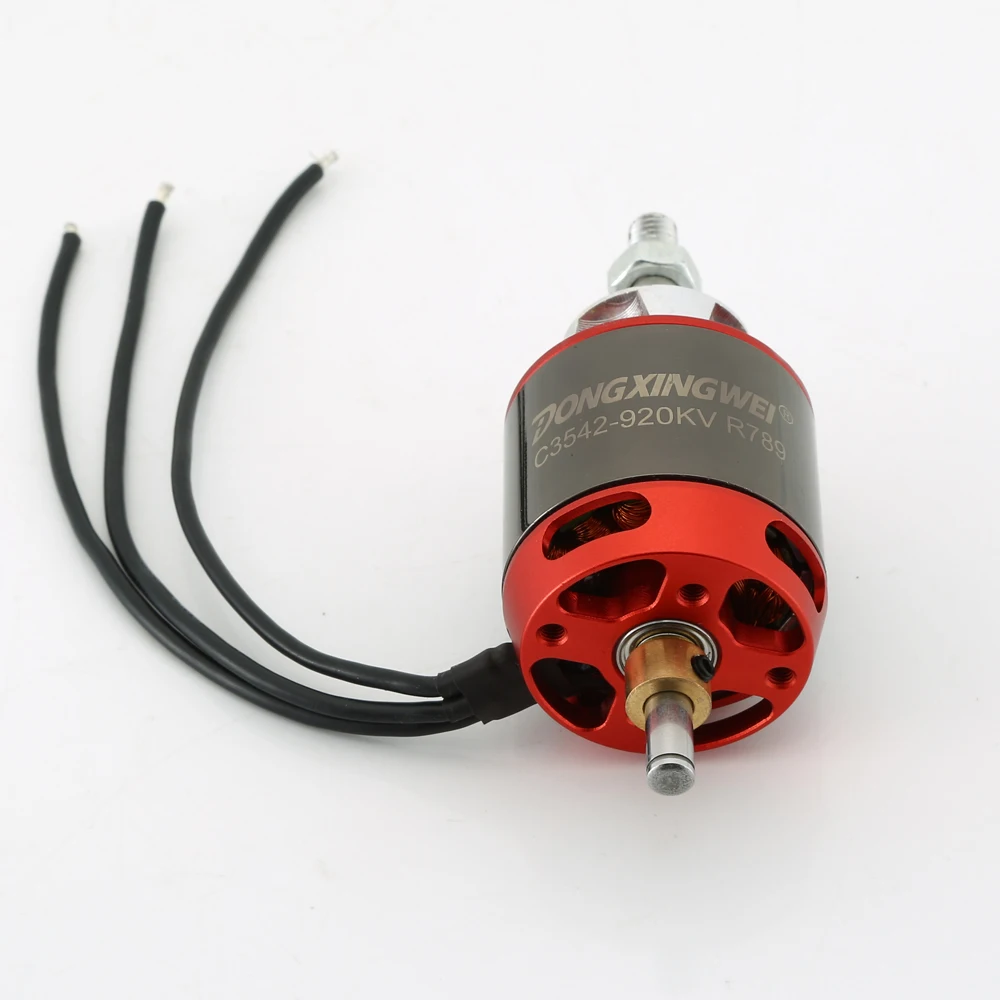 DXW C3542 920KV 2-4S 6 мм бесщеточный двигатель для RC FPV фиксированное крыло Glide Drone самолет Warbirds