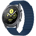 Ремешок силиконовый для Samsung Galaxy watch Active 2 Amazfit GTR мужскойженский, сменный магнитный браслет для Huawei watch 3, 22 мм 20 мм