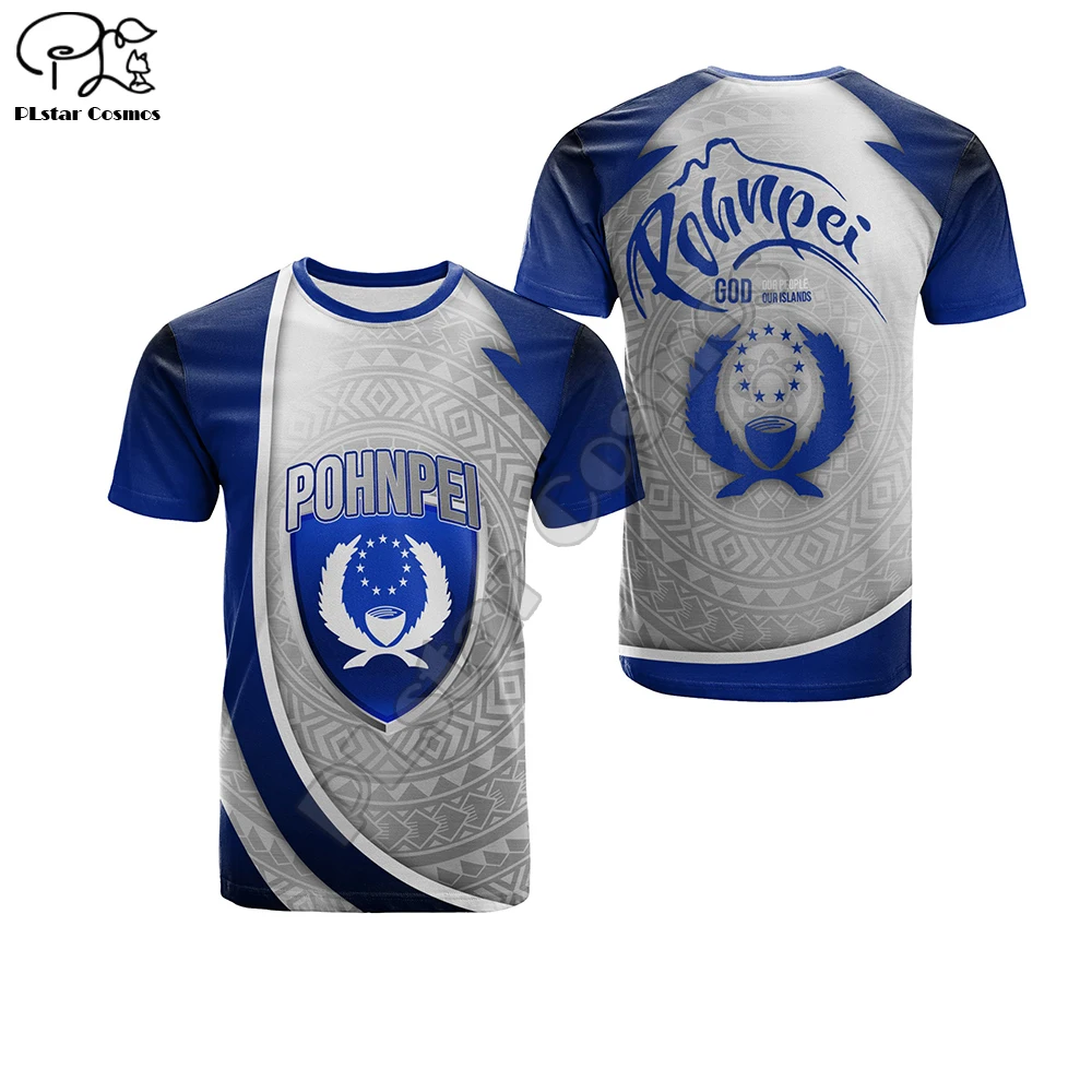 Летняя новая модная рубашка PLstar Cosmos с имитацией татуировки понпей племенная