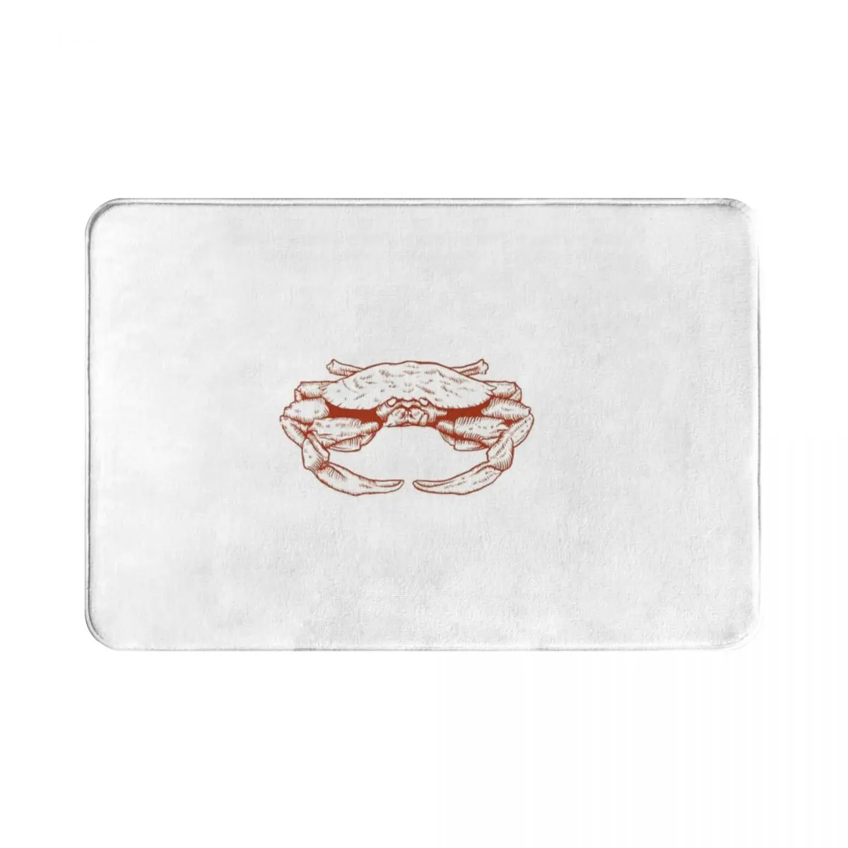 

Crab Design Polyester Doormat Rug carpet Mat Footpad Anti-slip Sand Scraping Entrance Kitchen Bedroom balcony toilet