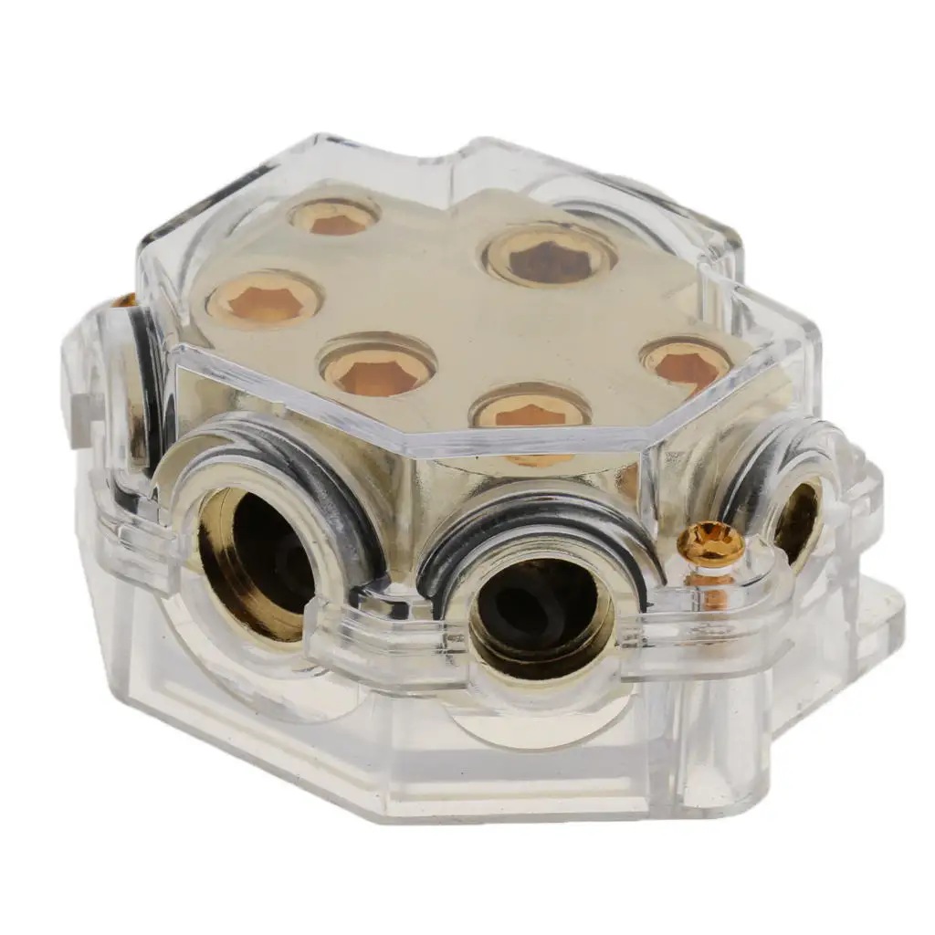 5-Ways 0/2/4/8 Ga Car Audio Power Ground Cable Splitter Distribution Block | Автомобили и мотоциклы