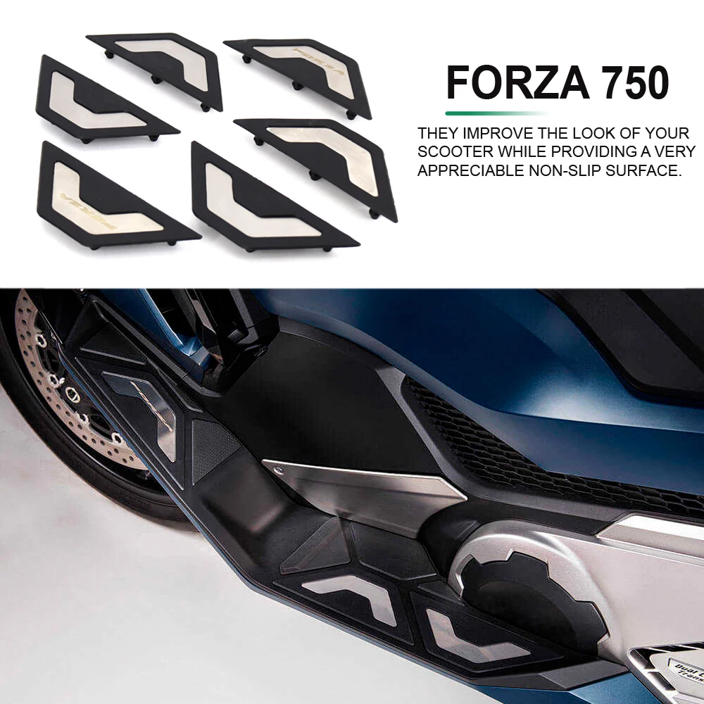New For Forza 750 2021 Motorcycle Footrest Footpad Pedal Plate Parts For Honda For FORZA750 2021