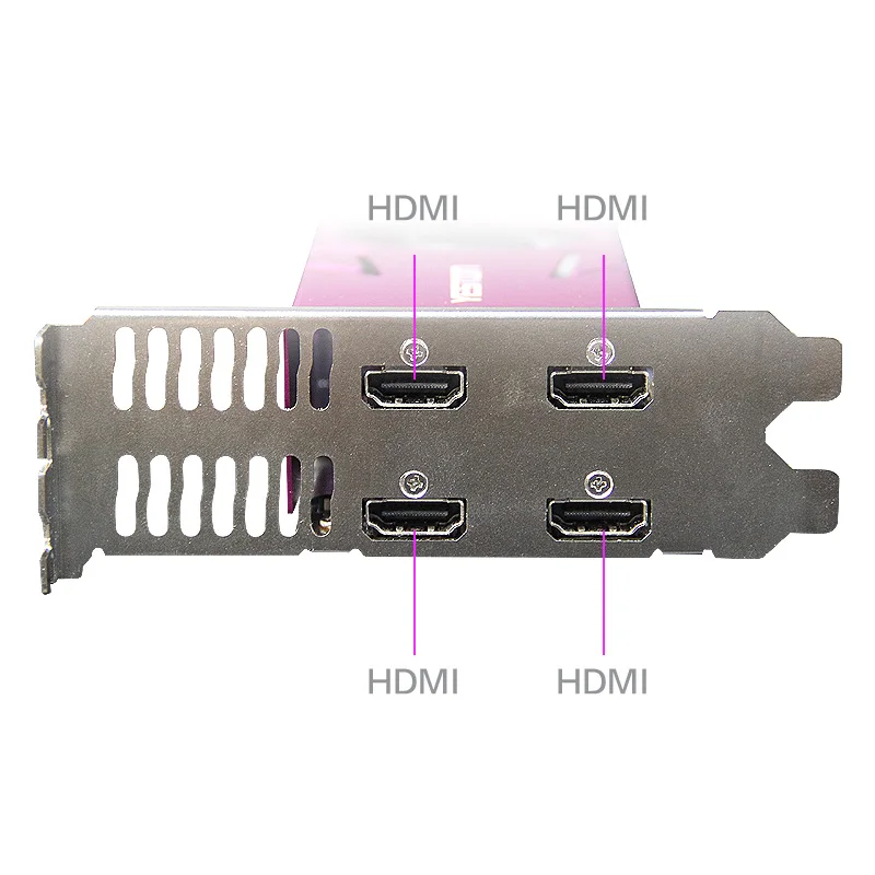 Kaufen Yeston RX550-4G 4HDMI GA Grafikkarte 4G/128bit/GDDR5 1071MHz 6000MHz DirectX 12 Video Grafikkarte Für Computer