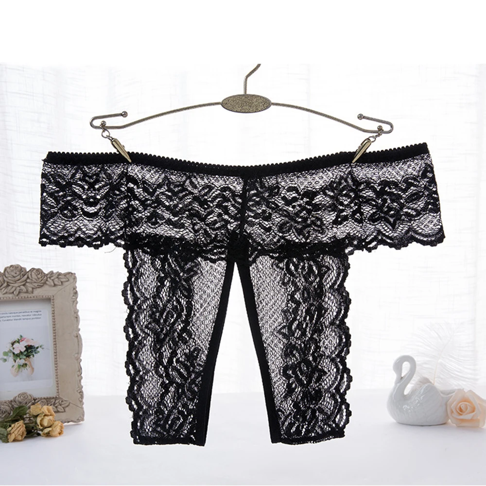 Женские сексуальные трусики с открытой промежностью эротическое нижнее белье