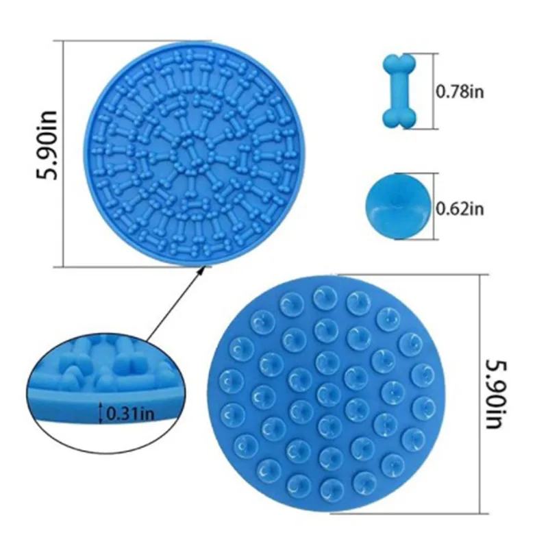 Лидер продаж 2020 силиконовый Дозирующий коврик для собак лизания питомцев
