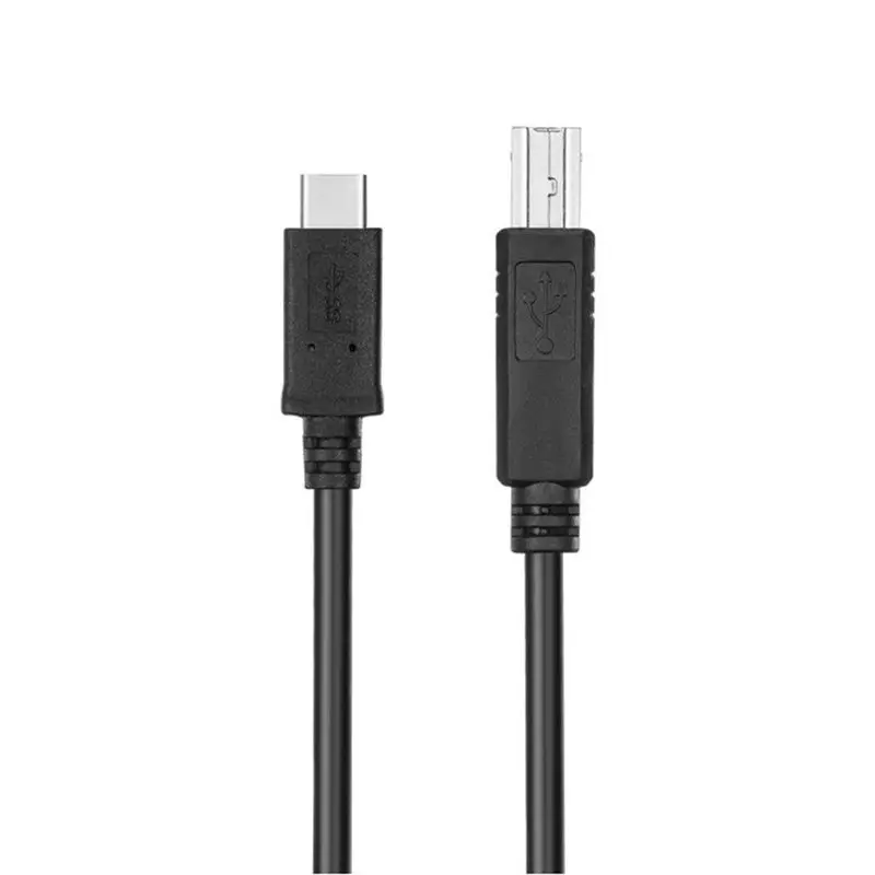 USB C 3 1 Type папа к USB2.0 B Мужской кабель для передачи данных ноутбука принтер жесткий