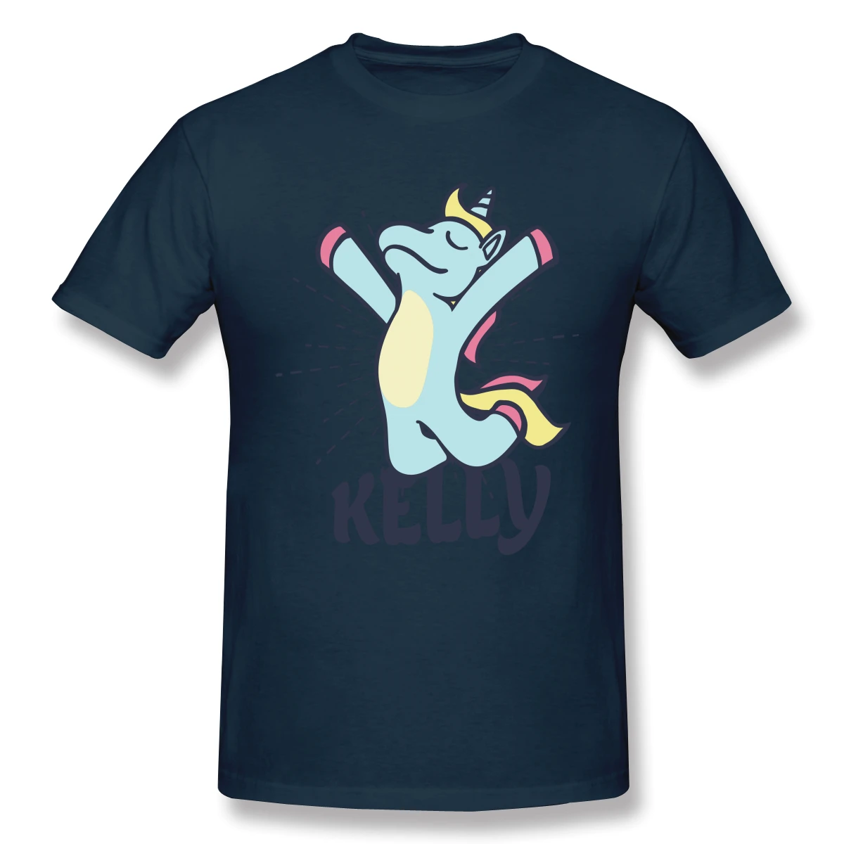

Fantasy Dabbing Horse Unicorn Men's T-shirt Top 100% Cotton Casual O-neck Tshirt Men Tshirt Cool Male Tees Clothes