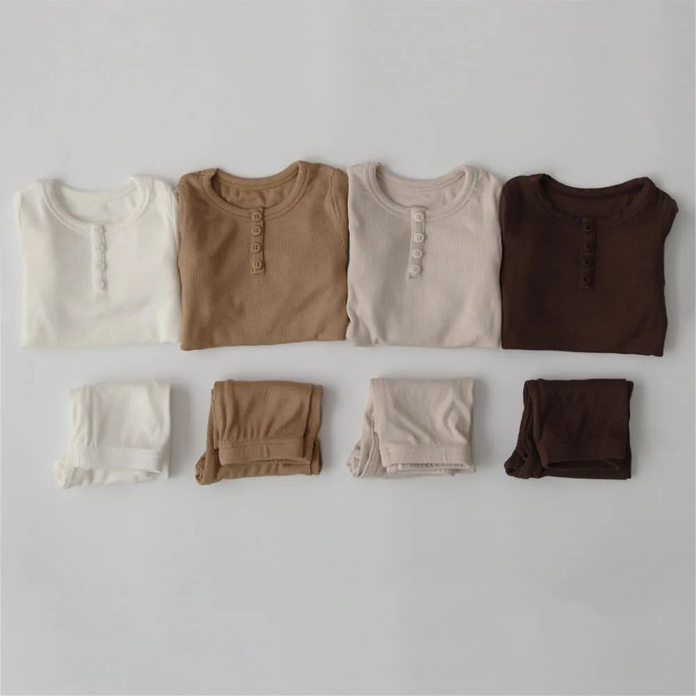 2 предмета детская одежда для сна мальчиков комплекты одежды маленьких и девочек