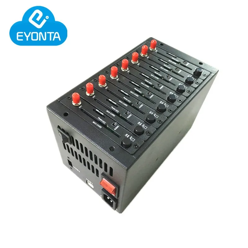 High quality GSM GPRS Modem 8 sim cards modem pool SL6087 IMEI change stk bulk sending sms device | Компьютеры и офис