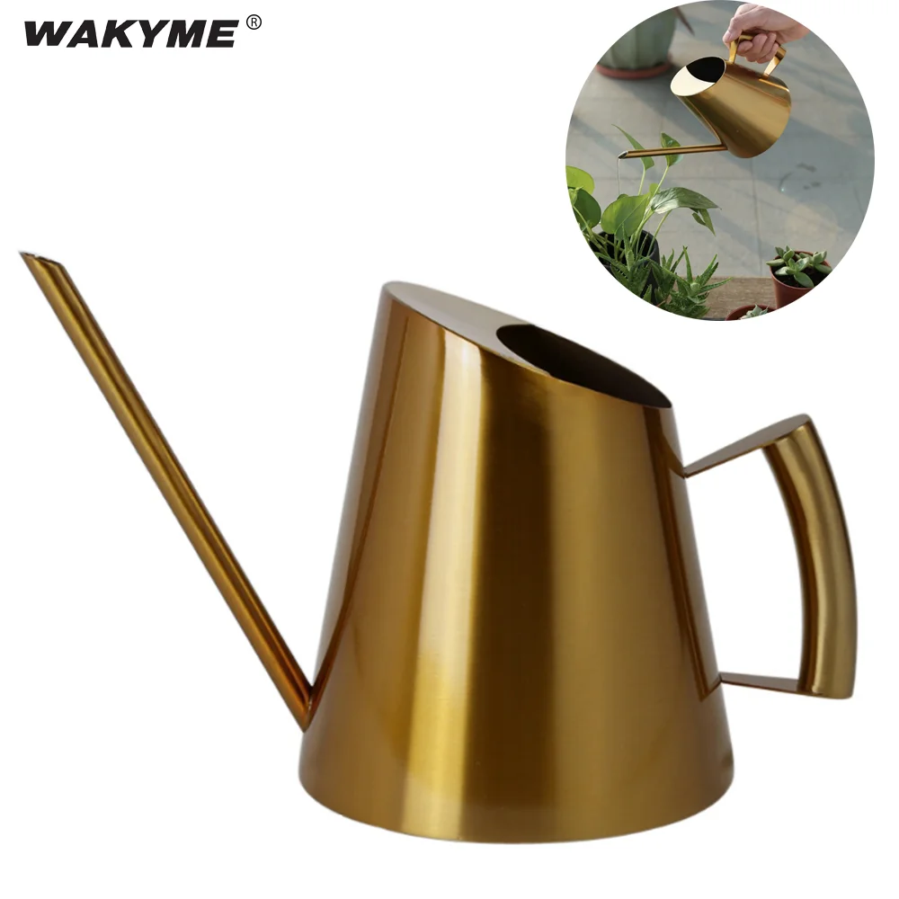

Long Mouth Water Cans Stainless Steel Garden Kettle Flower Plants Watering Pot Large Capacity 400ml 900ml 1500ml Gardening Tool