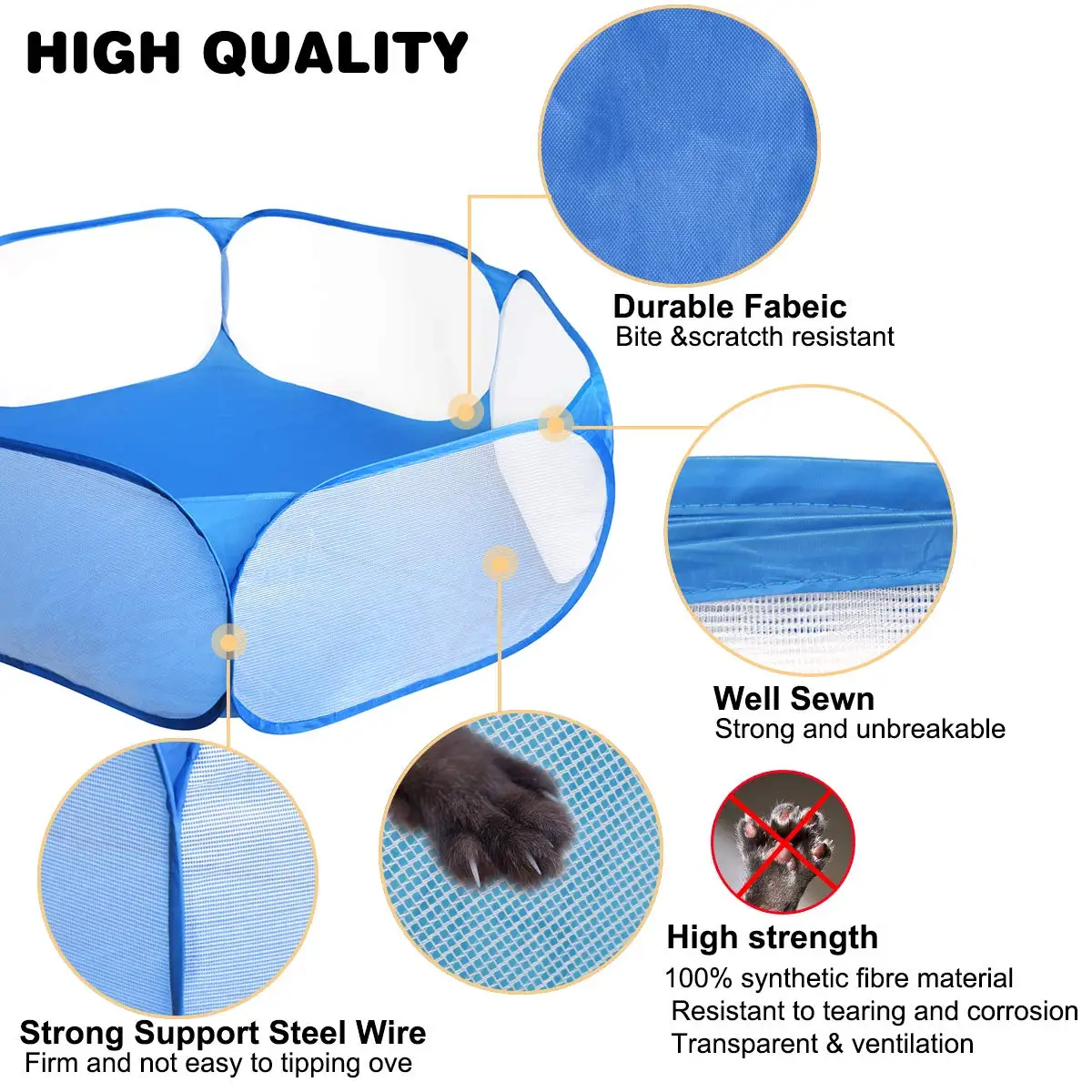 Цена Домик для домашних питомцев, складная палатка для собак и кошек, забор для собак, клетка для кроликов, манеж для игр на открытом воздухе для щ...