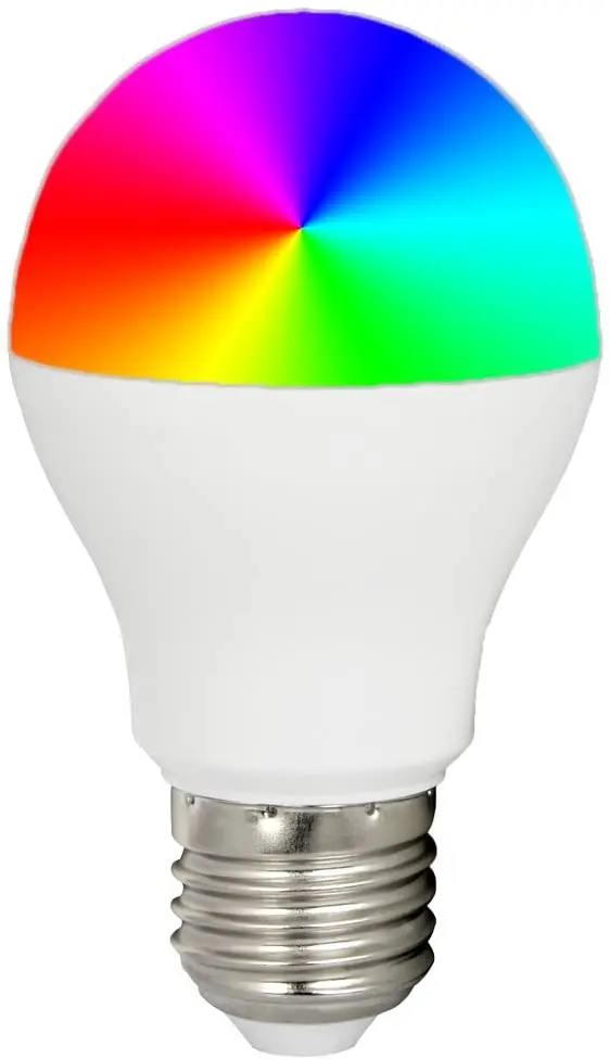 Mi светильник 6W WiFi Led 2 4 GHz лампа A19 должна работать с iBox1 или iBox2 Hub RGB + CCT Цветовая
