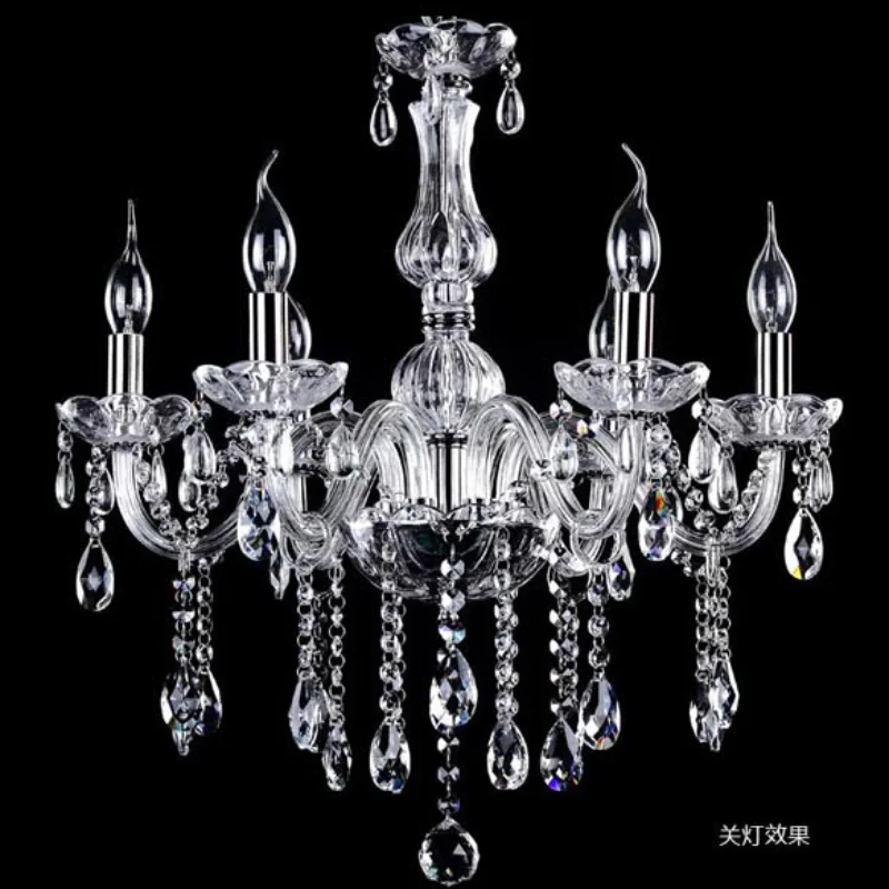 Современная Большая Хрустальная люстра Роскошная обувь с украшением в виде