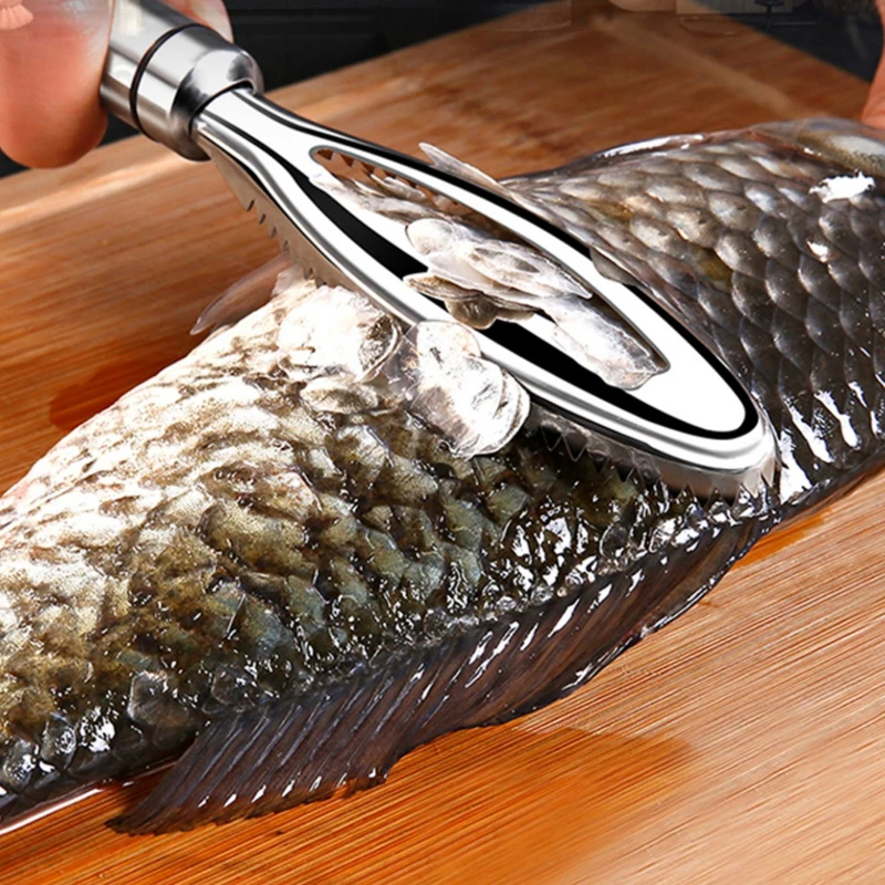 Нержавеющая рыба Scraping Graters быстрое удаление рыбы очистка Овощечистка скребок