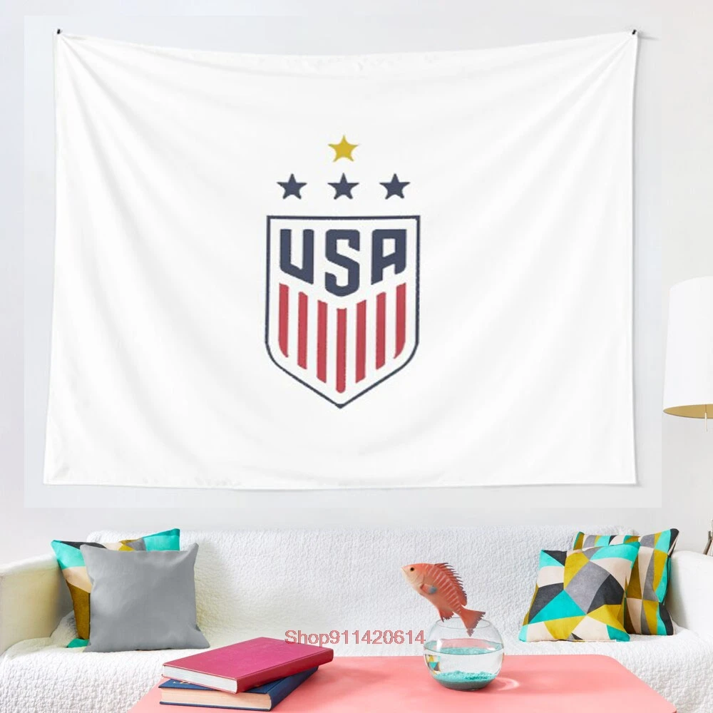 

USWNT 4 Stars tapestry wall decoration Mandala tapestry witchcraft Bohemian Hippie home decoration yoga mat
