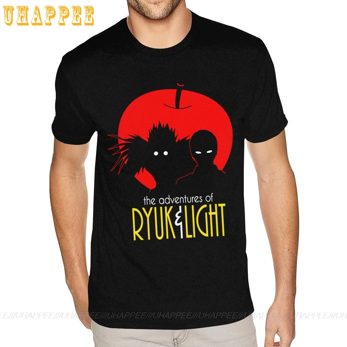 Футболка мужская хлопковая приключения рюка светильник Death Note рубашка в стиле