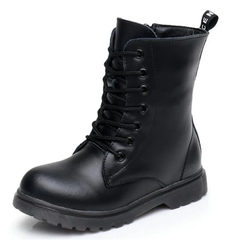 Детские ботинки теплые из натуральной кожи на меху осень/зиму | Мать и ребенок