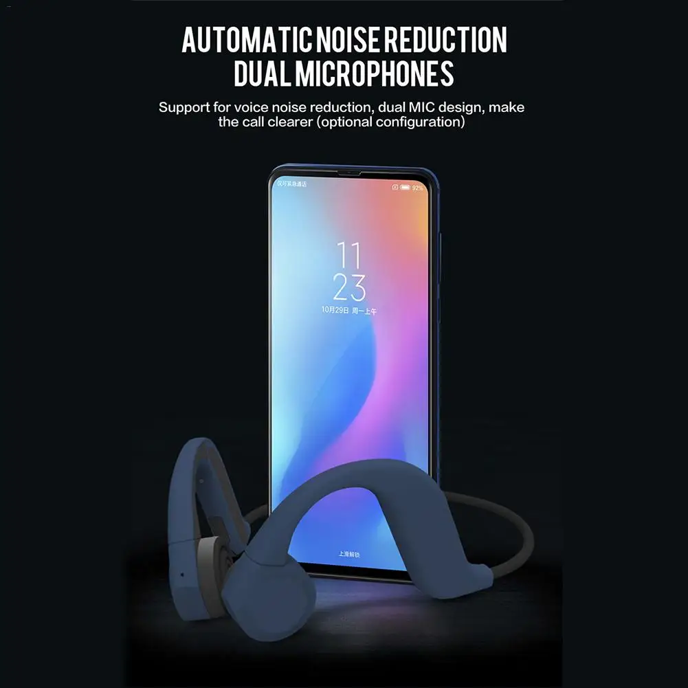 Новый X9 костной проводимости Bluetooth наушники IPX5 Водонепроницаемый Встроенный 8 Гб