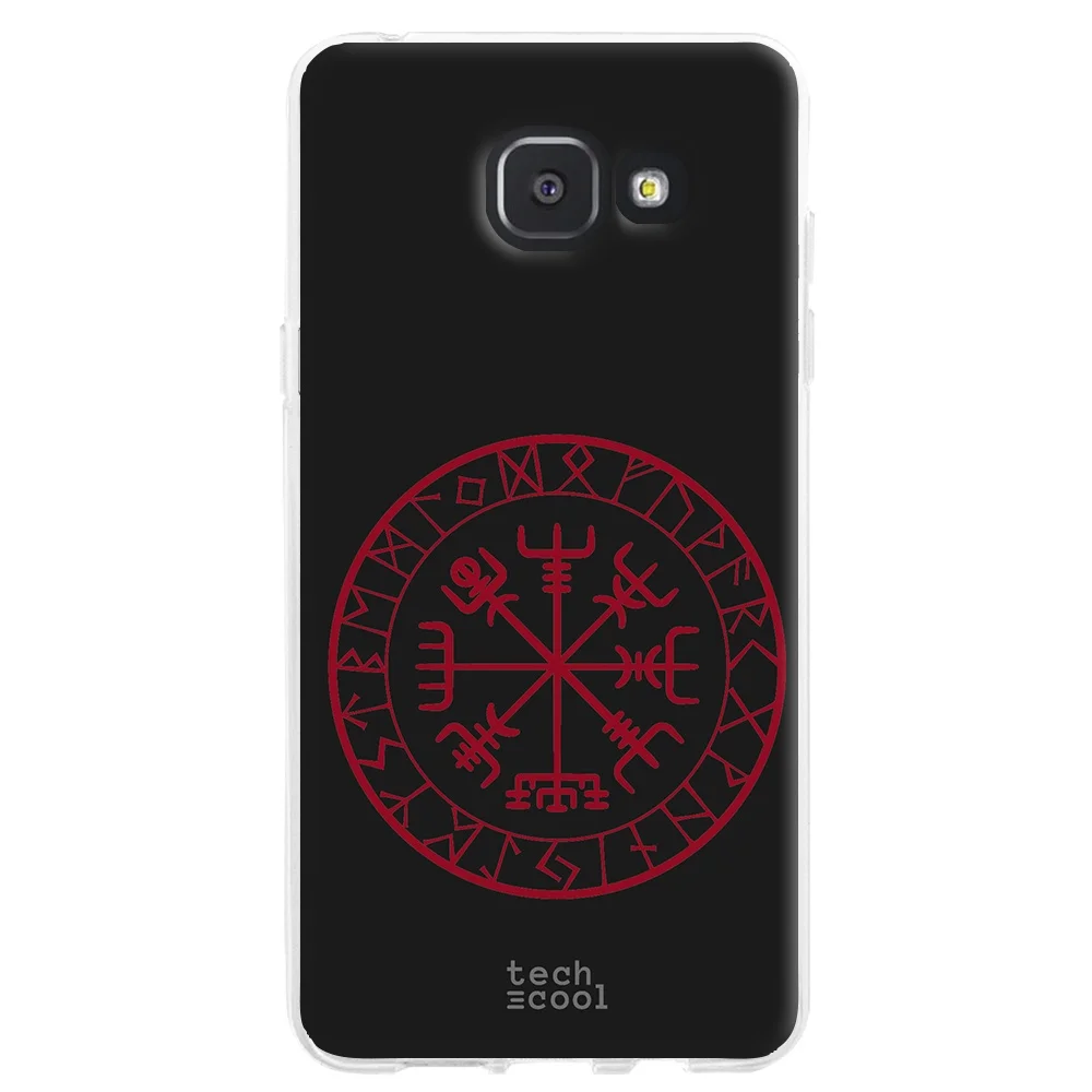 FunnyTech®Чехол для Samsung Galaxy A5 2016 l чехол с символом викингов мифологией на черном