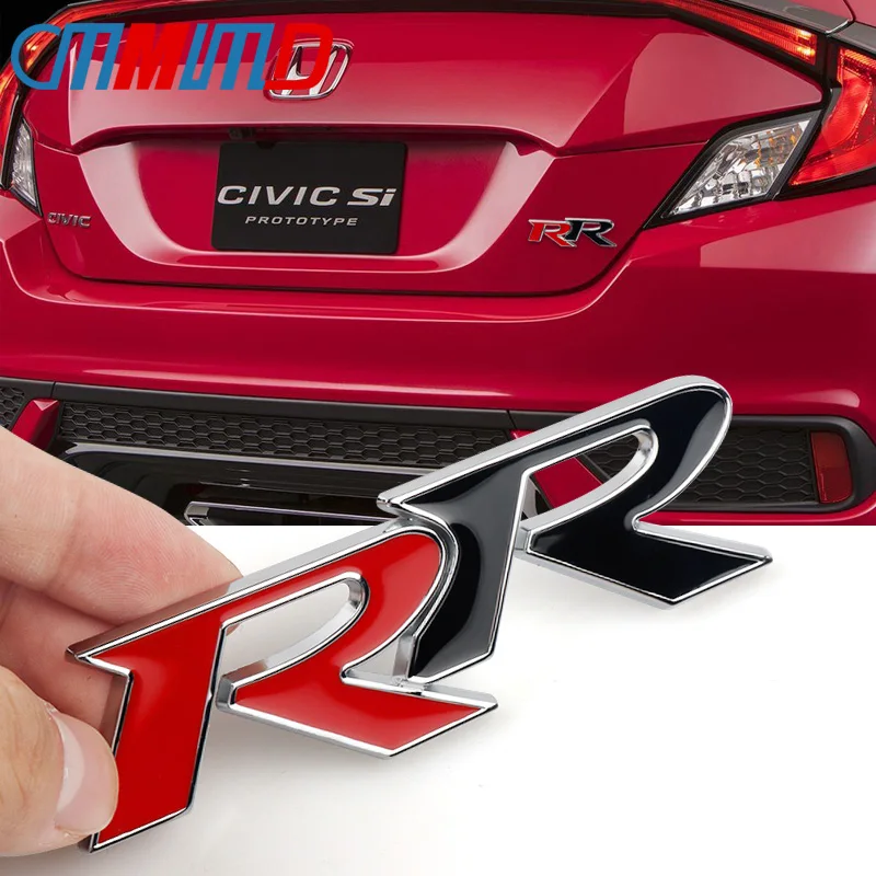 Модная Автомобильная 3d наклейка эмблема для BMW Honda RR логотип Civic Mugen Accord City