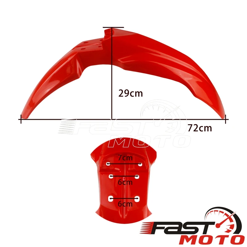 Dirt Bike Enduro Redmoto переднее крыло для Honda CRF250R CRF250RX CRF450R CRF450RX 2017-2020 передний обтекатель