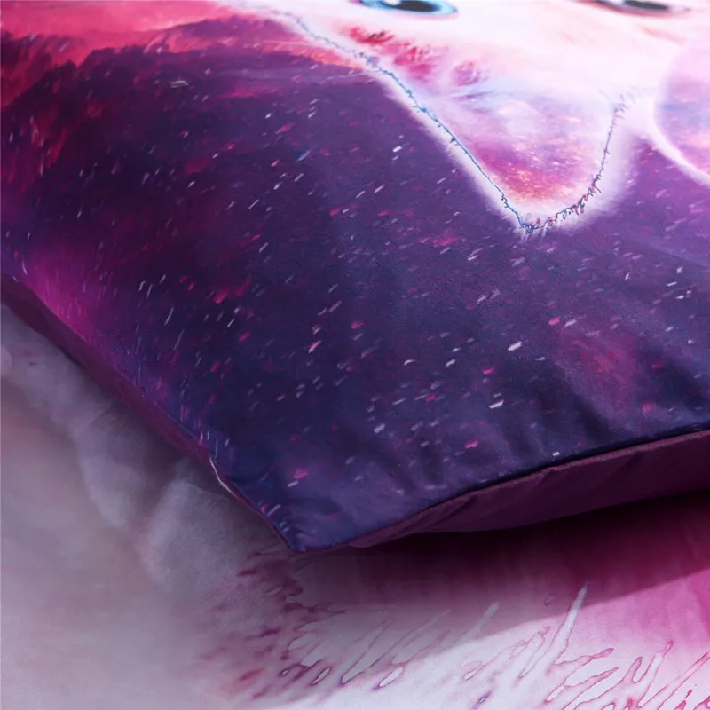 

Fanaijia 3d Galaxy cat Bedding Sets animal Duvet Cover set with pillow case queen size Bed bedline home Textiles