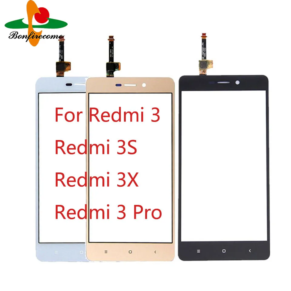 5 0 "для Xiaomi Redmi 3 3S 3X 3Pro сенсорный экран панель сенсор ЖК-дисплей стеклянная