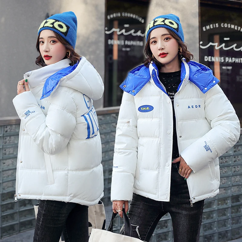 

2021 New Women Coat Autumn Winter Casual Women Jacket Women parka Hooded Quality Women Clothing Куртка женская
