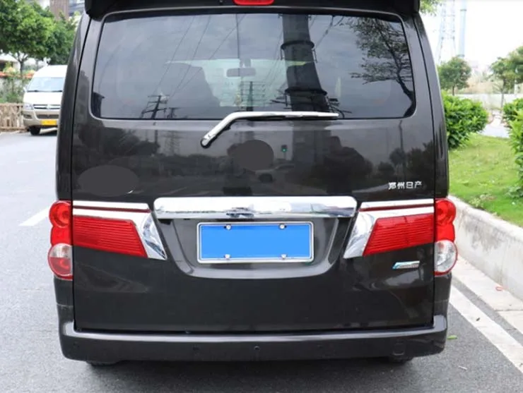 

Chrome Tail Rear Window Wiper Cover Trim for 2009-2020 Nissan NV200 4PCS