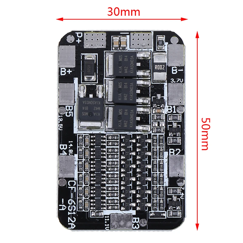

6S 15A 24V PCB BMS Protection Board For 6 Pack 18650 Li-ion Lithium Battery Cell Module Battery Protection Board