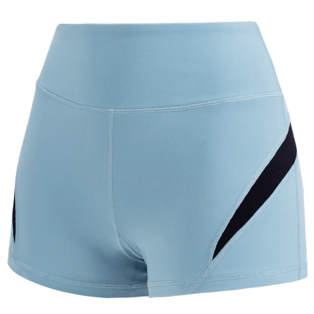 

2021 summer new peach tight shorts women's middle waist elastic hip lifting Yoga Pants women's running fitness pants