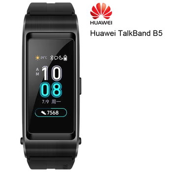 99% New Huawei TalkBand B5 Talk Band B 5 width Bluetooth Smart Bracelet Sports Wristbands Touch AMOLED Screen Call Earphone Band