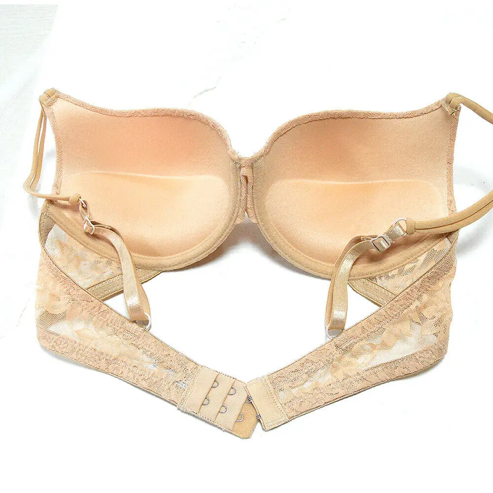 YANDW Лидер продаж Для женщин бюстгальтер кружевной без косточек с подкладкой пуш