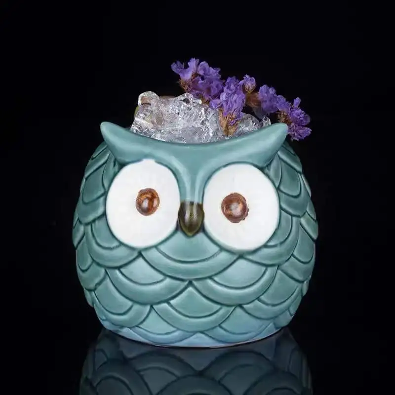 

450ml Ceramic Tiki Mug Creative Porcelain Beer Wine Mug Cup Bar Tool