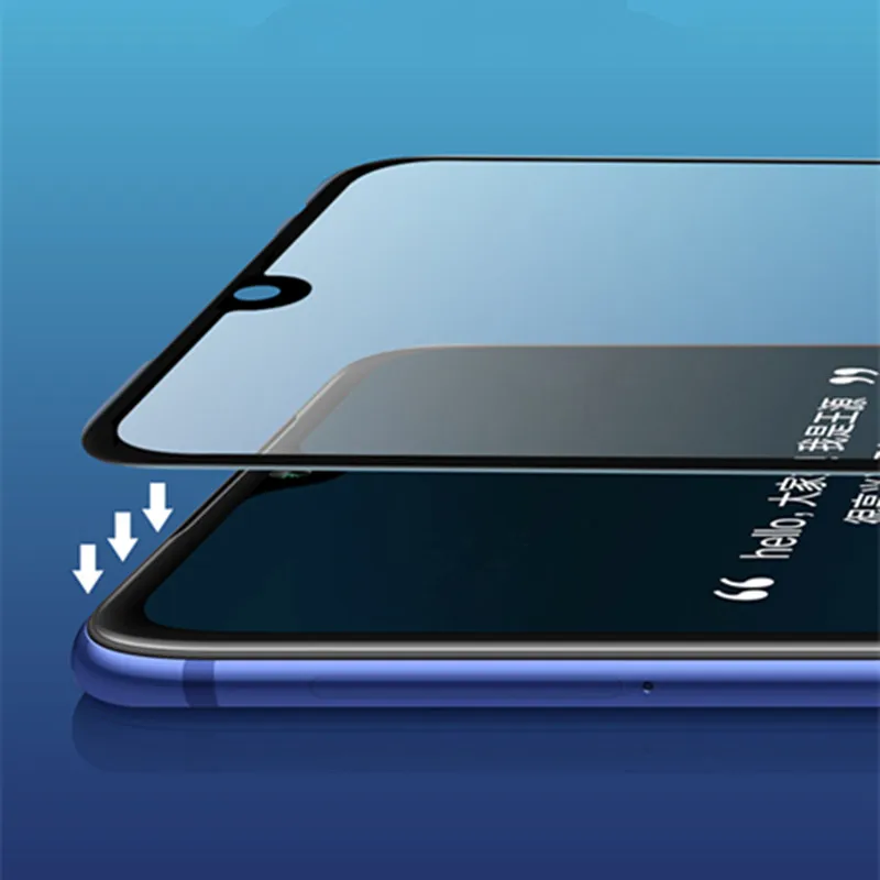 9D закаленное стекло для Xiaomi Redmi Note 7 6 5 pro plus Защита экрана mi 8 9 SE lite Полное покрытие
