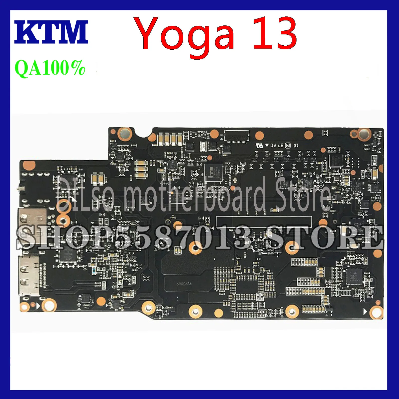 

KEFU yoga13 Mainboard For Lenovo Yoga 13 Yoga13 Laptop Motherboard FRU:90000652 With I3-3217U CPU HM76 Test 100% original