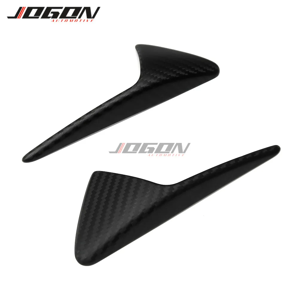 Настоящий Карбон сбоку боковые вентиляционные решетки украшение в виде камеры