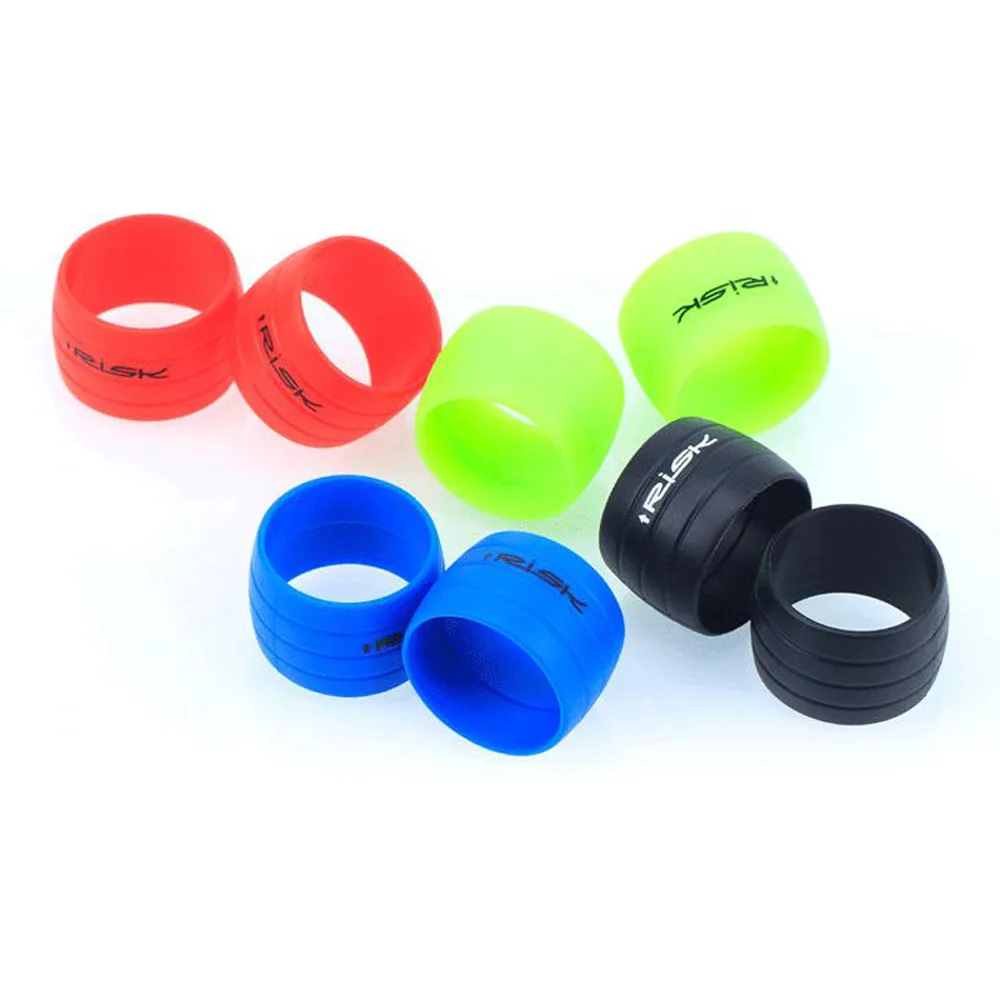 

Road Bike Handlebar Tape Silicone Fixing Ring Anti-Slip Sleeve Plug Wear Resistant Strap Loops For Road Bike Parts