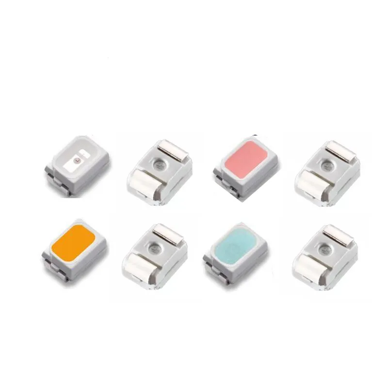 100 шт. 3020 SMD светодиоды красный синий зеленый желтый оранжевый янтарный розовый